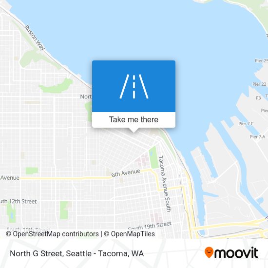 North G Street map