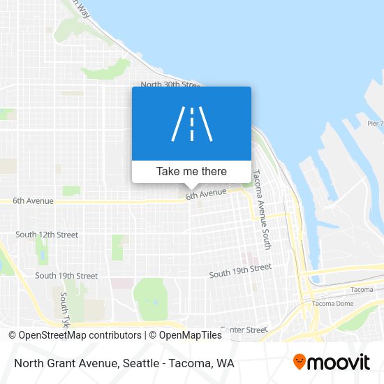 Mapa de North Grant Avenue
