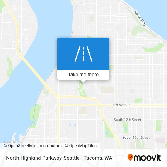 Mapa de North Highland Parkway