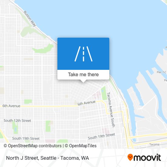 North J Street map