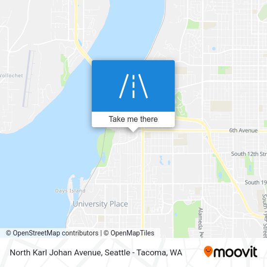 North Karl Johan Avenue map