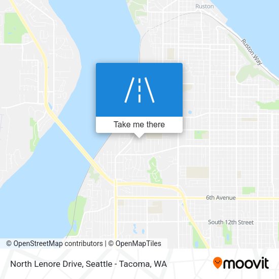 Mapa de North Lenore Drive
