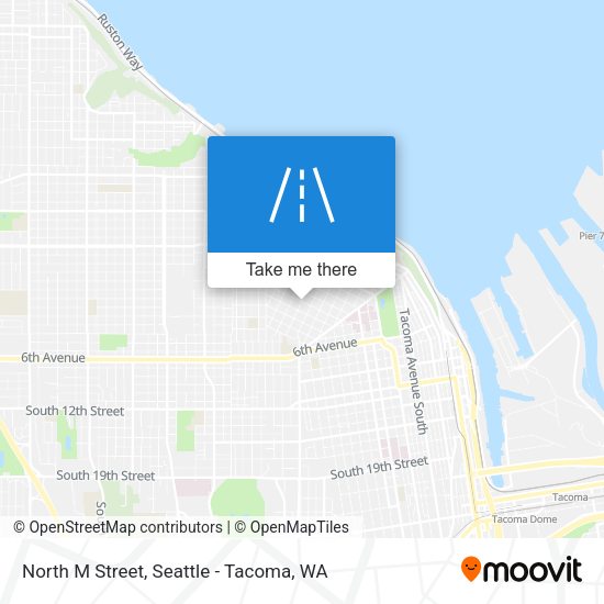 North M Street map
