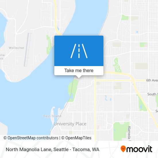 Mapa de North Magnolia Lane