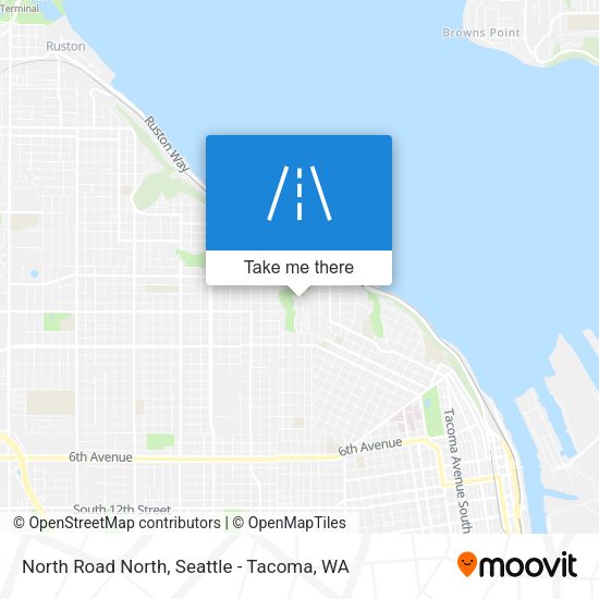 North Road North map