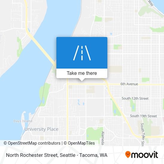 Mapa de North Rochester Street