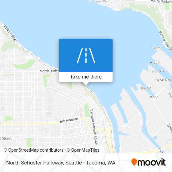 North Schuster Parkway map