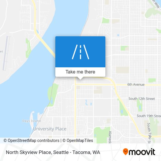 Mapa de North Skyview Place