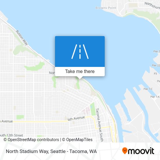 North Stadium Way map