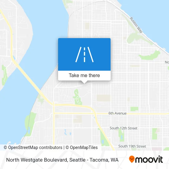North Westgate Boulevard map