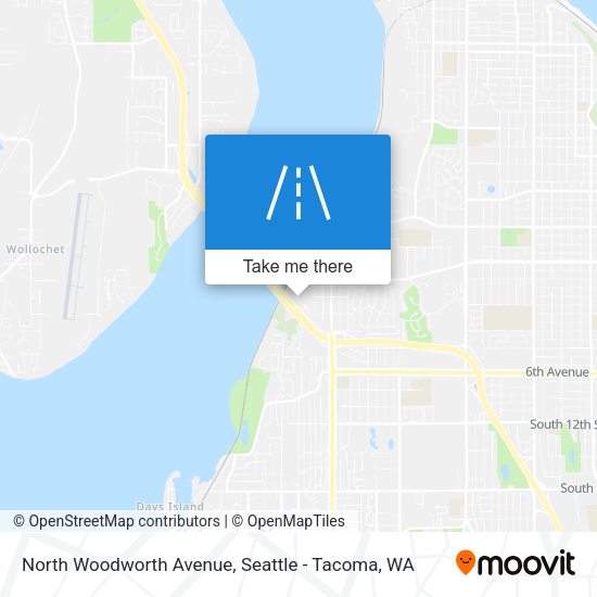 Mapa de North Woodworth Avenue