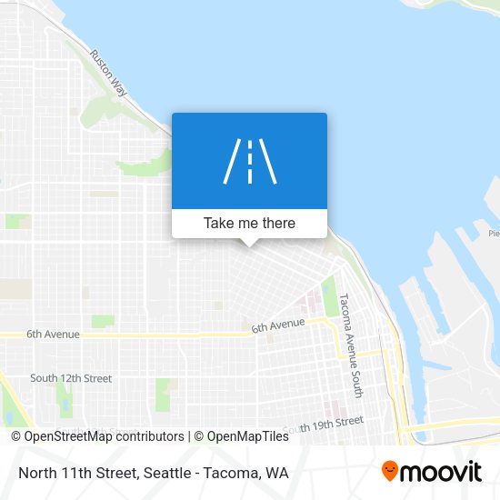 Mapa de North 11th Street