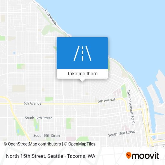 Mapa de North 15th Street