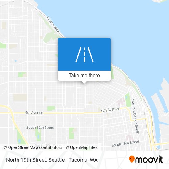 Mapa de North 19th Street