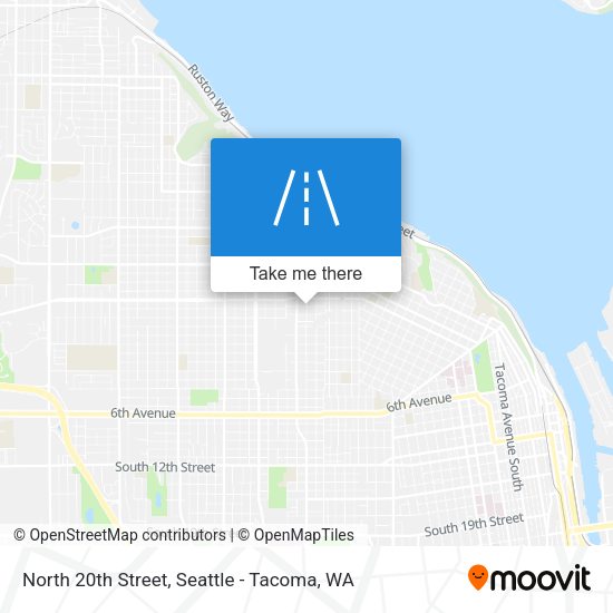 Mapa de North 20th Street