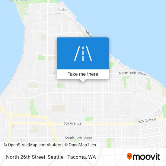 Mapa de North 26th Street