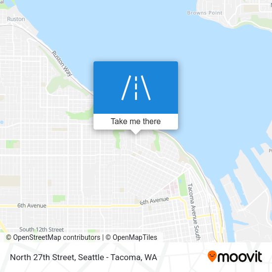 Mapa de North 27th Street
