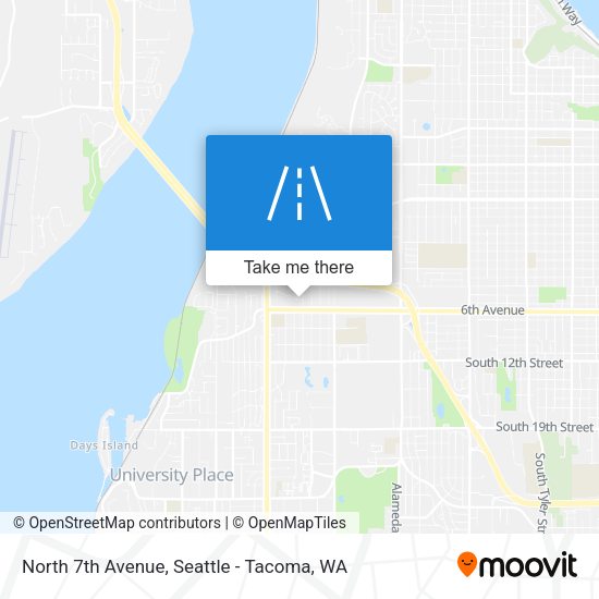 Mapa de North 7th Avenue