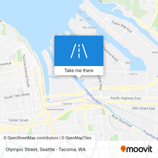 Olympic Street map