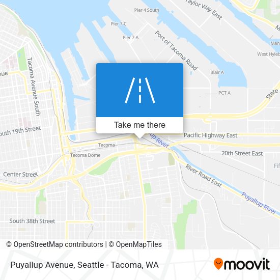 Puyallup Avenue map