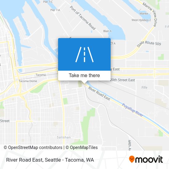 Mapa de River Road East