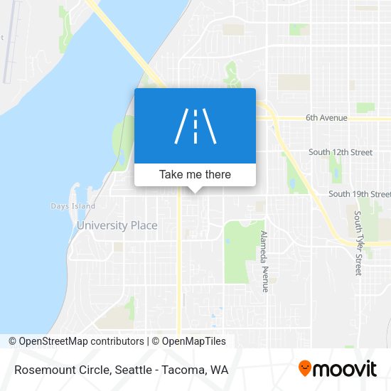 Rosemount Circle map