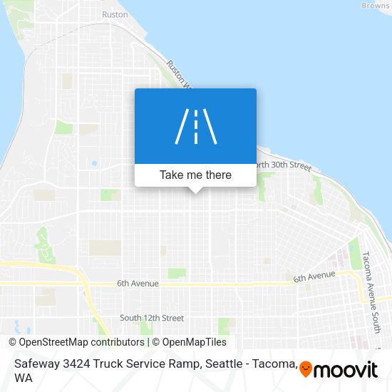 Safeway 3424 Truck Service Ramp map