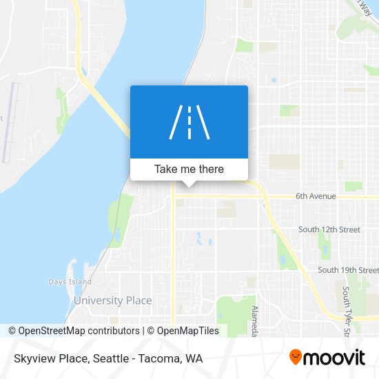 Skyview Place map