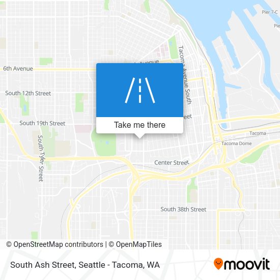 South Ash Street map
