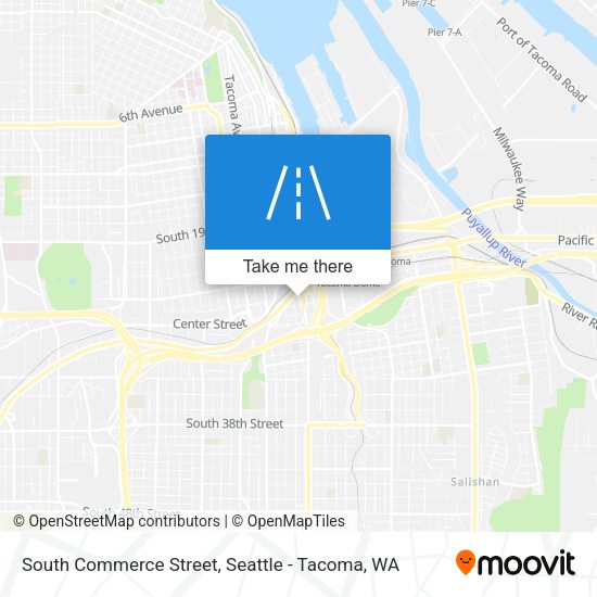 Mapa de South Commerce Street