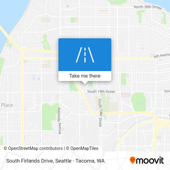 Mapa de South Firlands Drive