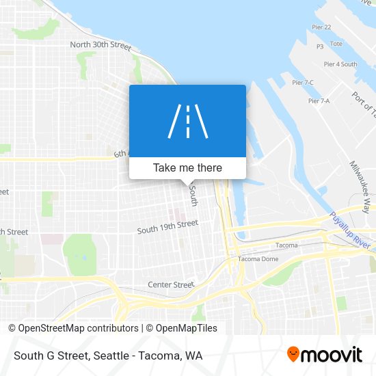 Mapa de South G Street