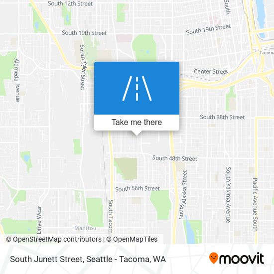 South Junett Street map