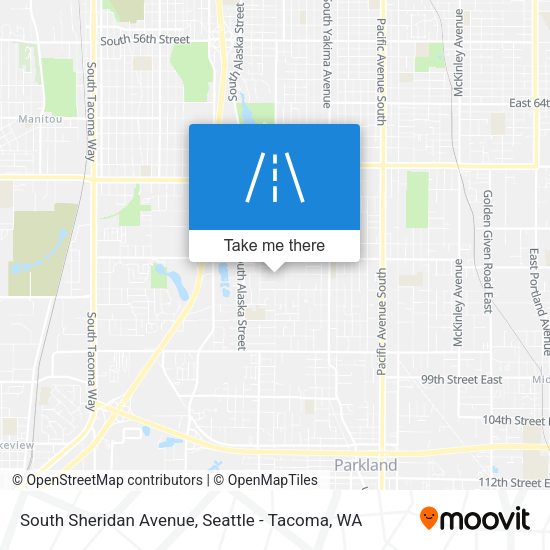Mapa de South Sheridan Avenue