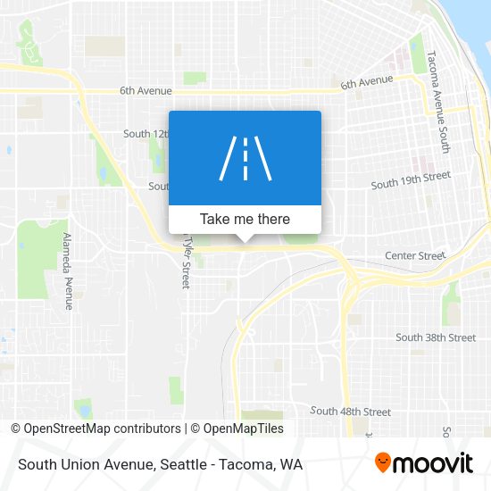 Mapa de South Union Avenue