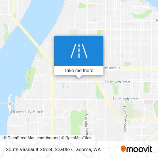Mapa de South Vassault Street