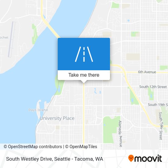 South Westley Drive map