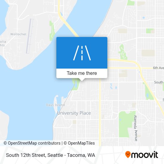 Mapa de South 12th Street