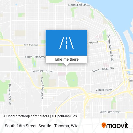 Mapa de South 16th Street