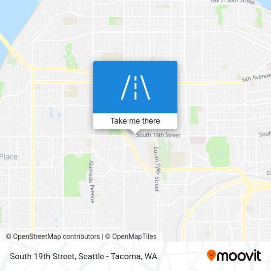 Mapa de South 19th Street