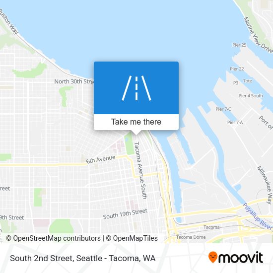 Mapa de South 2nd Street