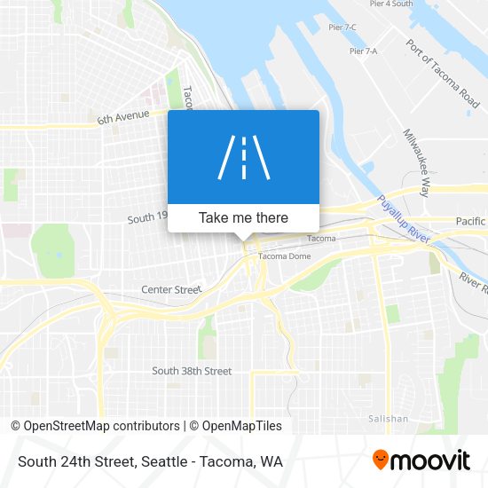 Mapa de South 24th Street