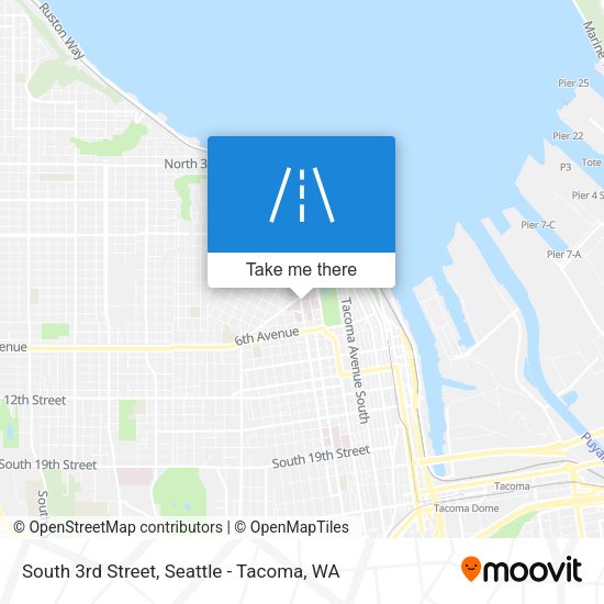 Mapa de South 3rd Street
