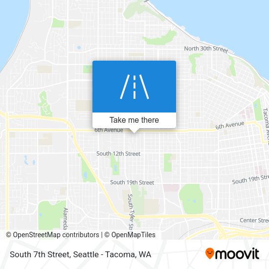 Mapa de South 7th Street