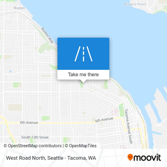 West Road North map