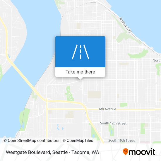 Westgate Boulevard map