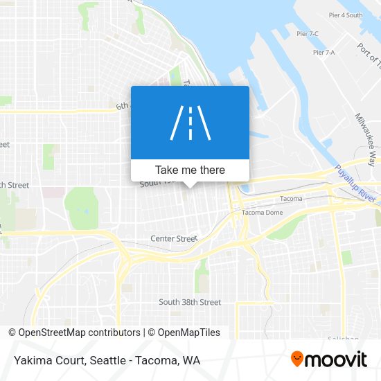 Mapa de Yakima Court