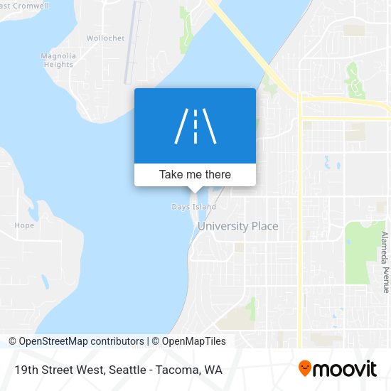 Mapa de 19th Street West