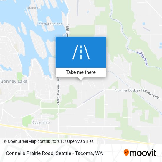Mapa de Connells Prairie Road