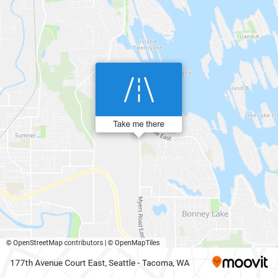 Mapa de 177th Avenue Court East
